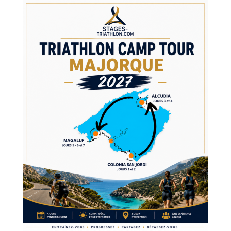 RESERVATION TRIATHLON CAMP TOUR MAJORQUE 2026